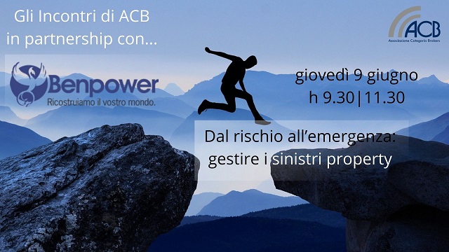 GLI INCONTRI DI ACB IN PARTNERSHIP CON...BENPOWER | GIOVEDI 9 GIUGNO 2022